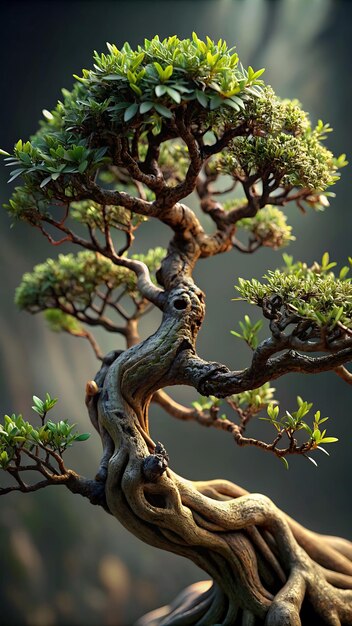 Photo the art of miniature bonsai tree shaping