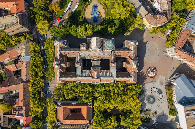 Art nouveau city hall subotica vojvodina serbia