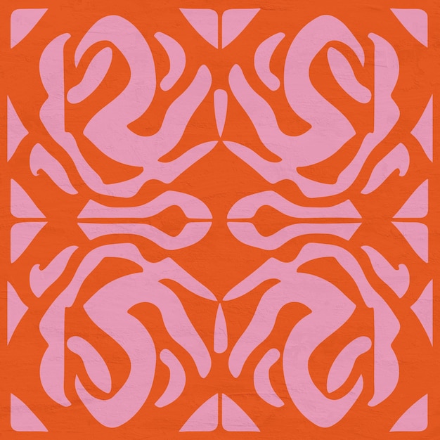 Art Nouveau Cut Outs Style Pattern