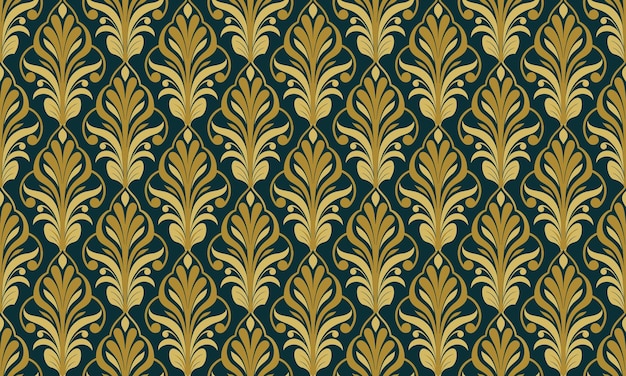 Photo art nouveau design seamless pattern wallpaper background