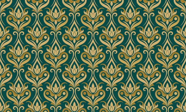 Art Nouveau Design Seamless Pattern Wallpaper Background