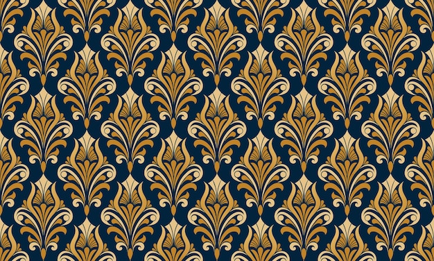 Photo art nouveau design seamless pattern wallpaper background