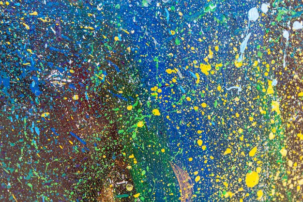 Art paint background of bright multi coloured