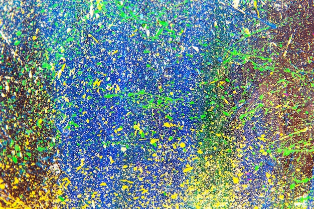 Art paint background of bright multi coloured