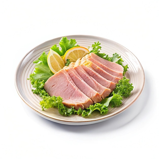 Photo artfully plated tuna cuts and gourmet creations a fine dining collection of fresh tuna