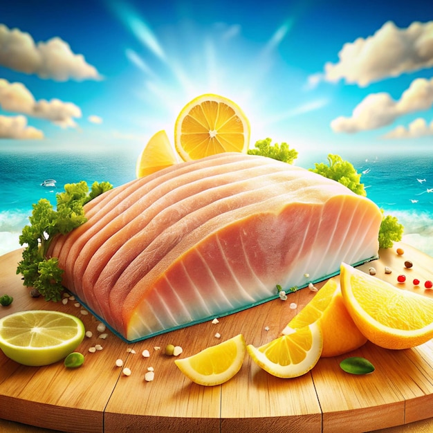 Artfully Plated Tuna Cuts and Gourmet Creations A Fine Dining Collection of Fresh Tuna