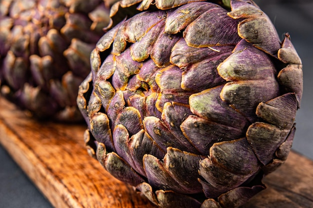 artichoke fresh plant dish healthy meal food snack diet on the table copy space food background