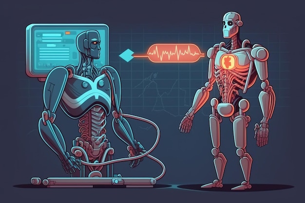 Artificial intelligence or AI is used in contemporary medical technologies automation and IOT