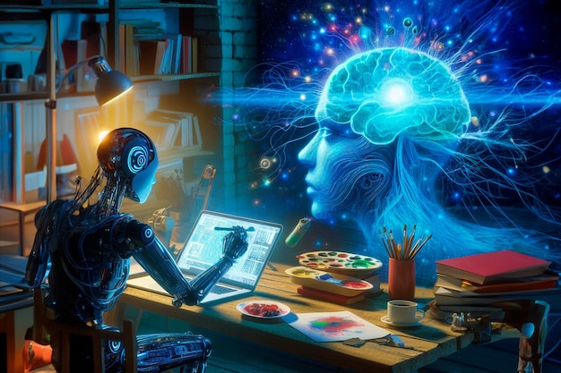 Artificial intelligence delving into the cosmic realm of knowledge