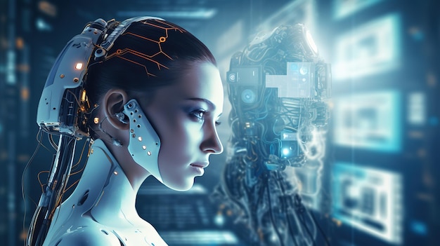 Artificial intelligence integration UHD Wallpaper