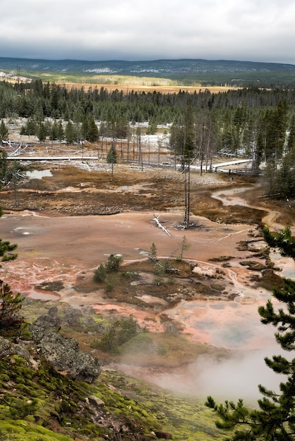 Artist Paint Pots in Yellowstone National Park