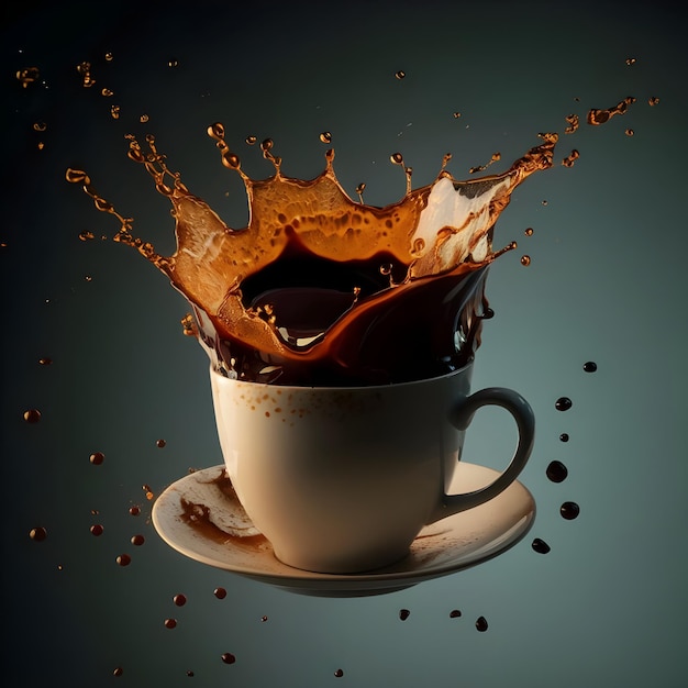 Artistic Coffee Splash