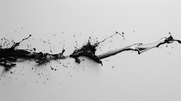 Artistic Ink Splashes Background