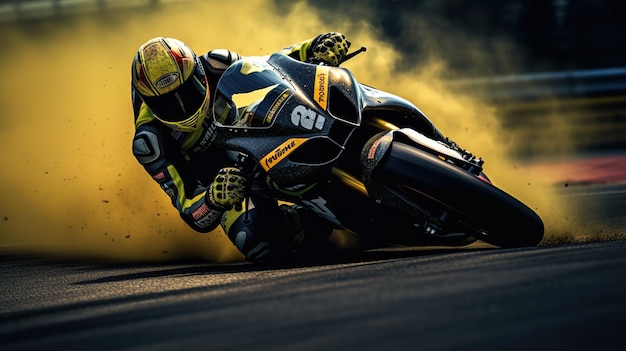 Artistic Masterpiece of Racing Motorcycle