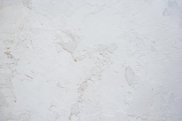 Artistic plaster on a gray and white wall