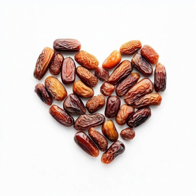 Artistic Sweetness Dried Dates Uniting in Generative AI039s Heart