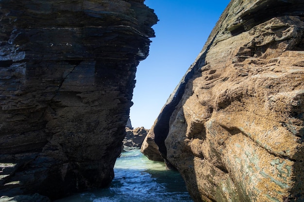 As Catedrais beach Beach of the Cathedrals Galicia Spain