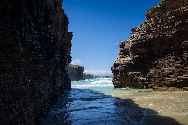 As Catedrais beach Beach of the Cathedrals Galicia Spain