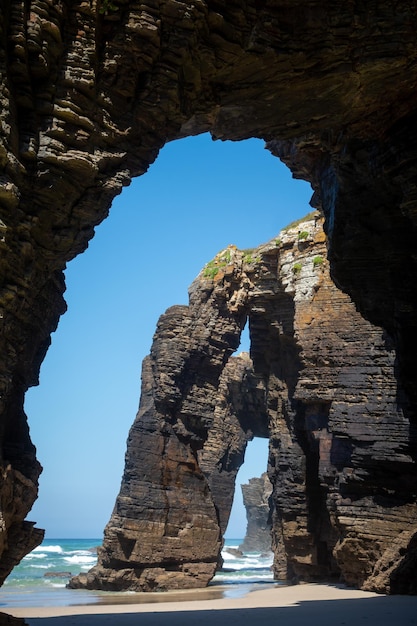 As Catedrais beach Beach of the Cathedrals Galicia Spain