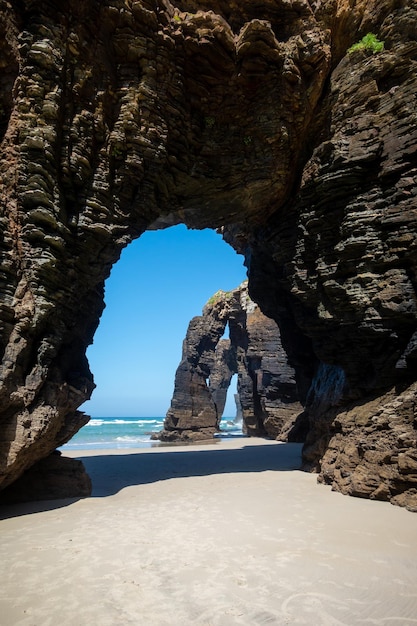 As Catedrais beach Beach of the Cathedrals Galicia Spain