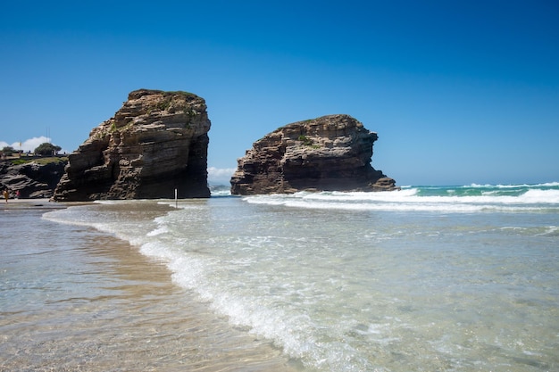 As Catedrais beach Beach of the Cathedrals Galicia Spain