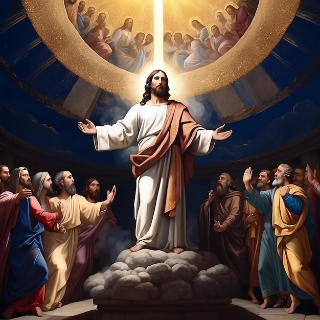 The Ascension of Jesus Christ A Divine Pantheon and Stella