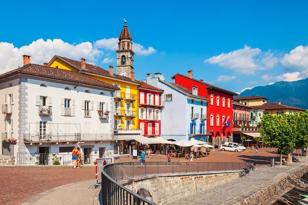 Ascona town near Locarno Switzerland