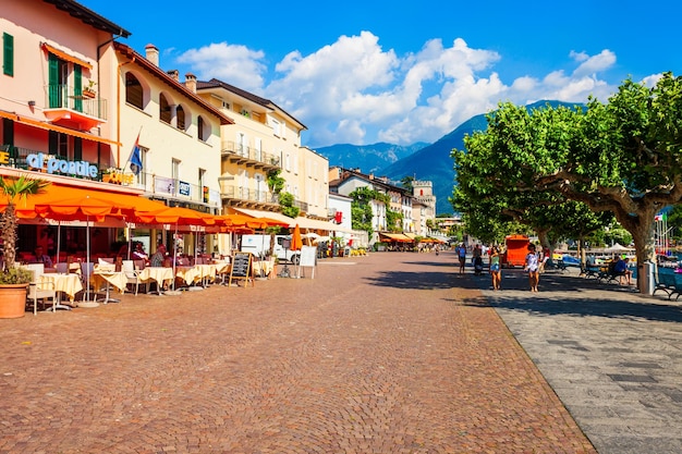 Ascona town near Locarno Switzerland