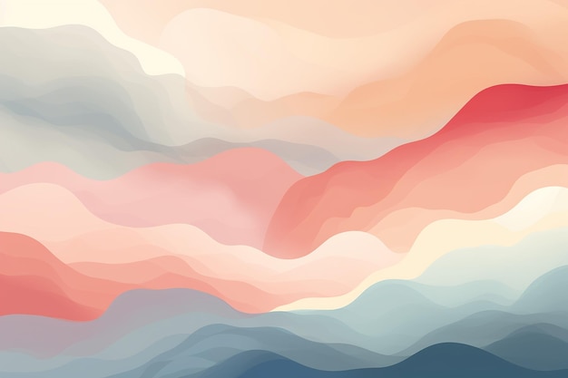 Ash background pattern with a soft pastel color palette for a gentle feel