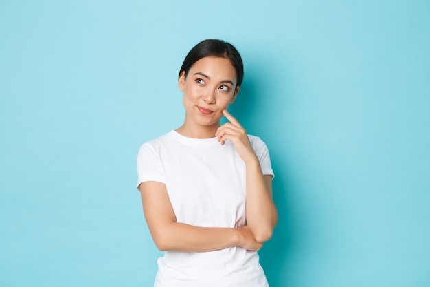 Asian beautiful woman posing in the studio