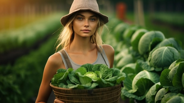 asian farmer HD 8K wallpaper Stock Photographic Image