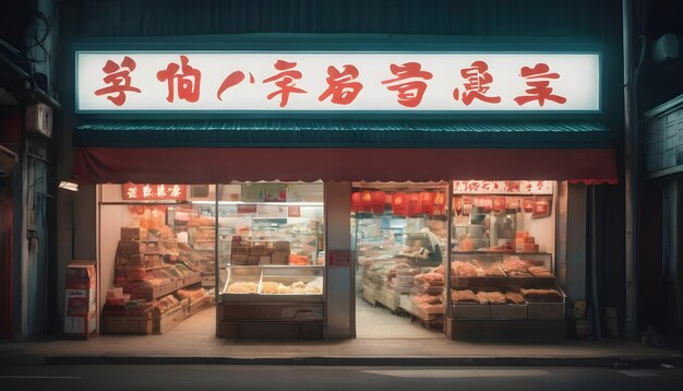 Asian food store