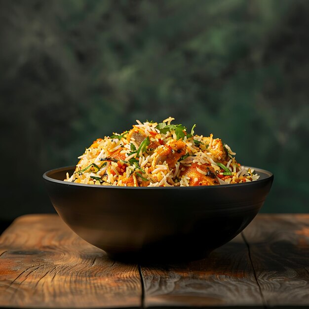 Photo asian indian delicious biryani image