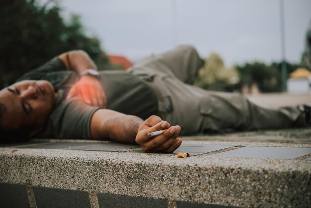 Asian man sick because of smoking than quantityno world tobacco day