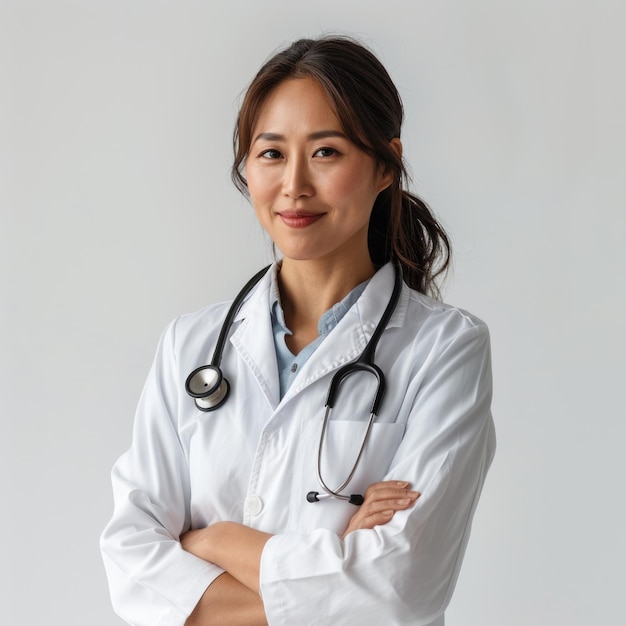 Photo asian medical consultant doctor physician