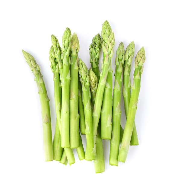 Asparagus isolated on white