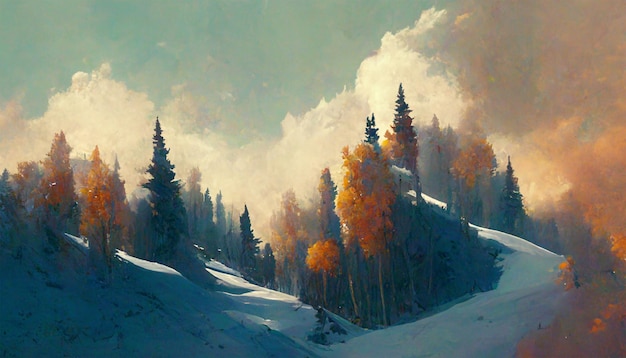 Aspen Autumn Painting