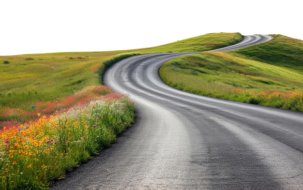 Photo asphalt road