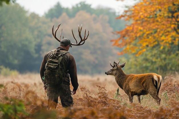 Photo assessing the ecological consequences of hunting p generative ai