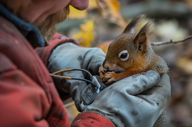 Assisting with wildlife tagging ar generative ai