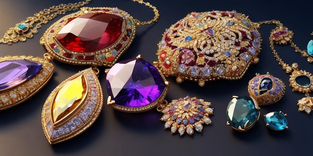 Assorted jewels