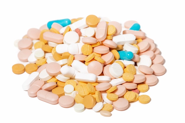 Assorted mix of pills