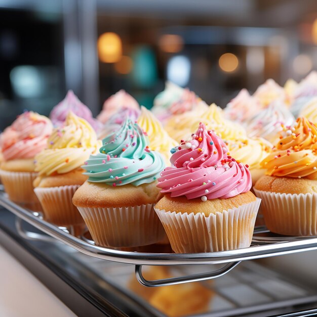 Assorted Muffins on a Tray Each with a Unique Twist