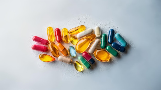 Assorted Pills and Capsules