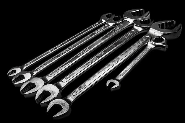 Photo assorted wrench set