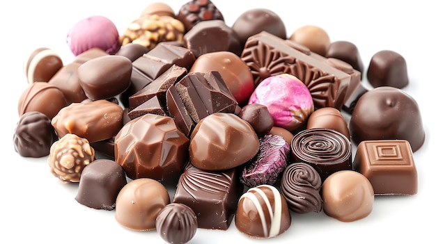 Assortment of Delicious Chocolate Candies