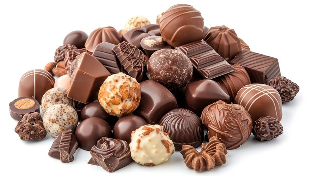 Assortment of Delicious Chocolate Candies