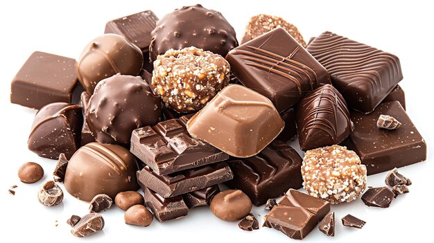 Assortment of Delicious Chocolate