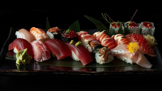 Assortment of Fresh Sushi