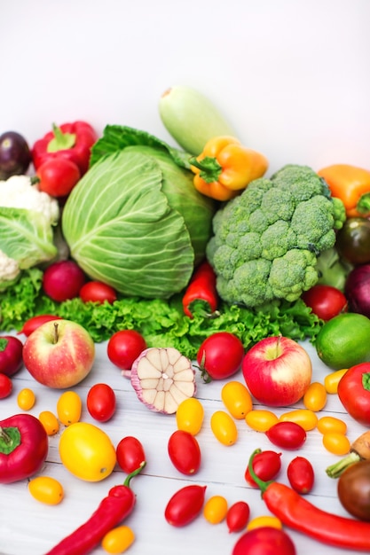 Assortment of fresh vegetables